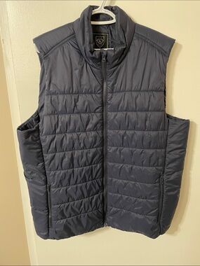 Noel Asmar Navy Quilted Puffer Vest Size 2XL